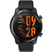Ticwatch Pro 3 Ultra Gps 3.56 cm 1.4, Smart watch, Nfc, Satellite, Amoled  Fstn, Heart rate monitor, Bluetooth, 1 Gb, 8 Android, iOS, Wi-Fi, Snapdragon Wear 4100, Shadow Black, 22 mm 316066
