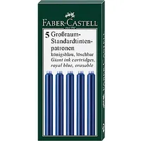 Tintes kapsulas Faber-Castell, 5Gab/Iep, zilas 600870