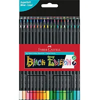 Trīsstūrveida krāsainie zīmuļi Faber-Castell Black Edition, 36 krāsas 541278