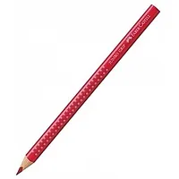 Trīsstūrveida krāsains zīmulis Faber-Castell Jumbo Grip, intensīvi karmīna rozā 553897