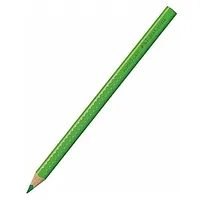 Trīsstūrveida krāsains zīmulis Faber-Castell Jumbo Grip, gaiši zaļš 540826
