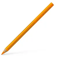 Trīsstūrveida krāsains zīmulis Faber-Castell Jumbo Grip, neona oranžs 540910