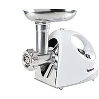 Tristar  Vm-4210 Meat Grinder White 3 Stainless steel grinding plates, Aluminum grinder head, hopper tray, Sausage stuffer, Kubbe attachment, accessory, blade 709981