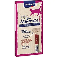 Vitakraft Vita Naturals Šķidrā liellopu gaļa - cienasts kaķiem 5X15 g 704980