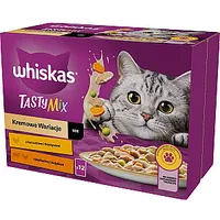 Whiskas Tasty Mix - mitrā barība kaķiem 12X85G 504551