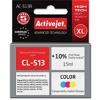 Activejet Ac-513R tinte Canon printerim Cl-513 nomaiņa Premium 15 ml Krāsa 273315