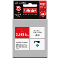 Activejet Acc-581Cnx tinte Canon printerim Cli-581C Xl nomaiņa Augstākā 11,70 ml zils 287151