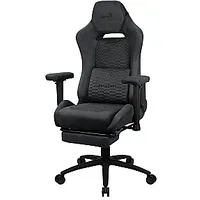 Aerocool Royalslategr Premium Ergonomisks spēļu krēsls Kāju balsti Aerosuede Technology Grey 505745