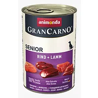 Animonda Grancarno Senior aromāts liellopa un jēra gaļa - 400G skārda 275252