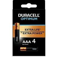 Baterijas Duracell Optimum Aaa 4Pack 521794