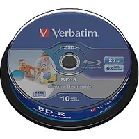 Bd-R Verbatim 25Gb Printable Datalife 10Szt 36477