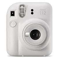 Camera Instant W/10Sh Glossy/Instax Mini 12 White Fujifilm 595438