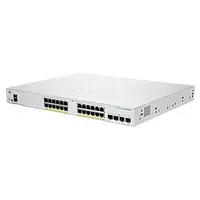 Cisco Cbs250-24Fp-4X-Eu tīkla slēdzis pārvaldīts Gigabit Ethernet L2/L3 10/100/1000, sudrabs 681261