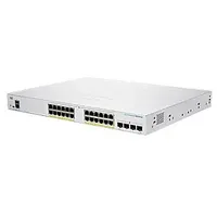 Cisco Cbs250-24Pp-4G-Eu tīkla slēdzis pārvaldīts Gigabit Ethernet L2/L3 10/100/1000, sudrabs 589117