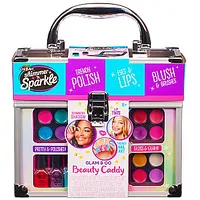 Cra-Z-Art Shimmer N Sparkle dekoratīvās kosmētikas komplekts Glam and go beauty caddy koferītī 605999