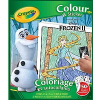 Crayola Frozen 2 Krāsojamā grāmata ar uzlīmēm 137519