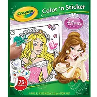 Crayola Princeses krāsojamā grāmata ar uzlīmēm 4132