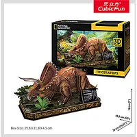Cubic Fun National Geographic 3D Puzle Triceratopss 476651