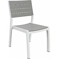 Dārza krēsls Harmony balts/gaiši pelēks 150543