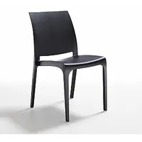 Dārza krēsls Volga melns 498107