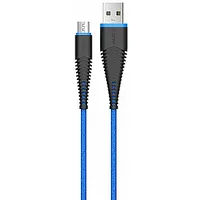 Devia  Fish 1 Series Cable for Micro Usb 5V 2.4A,1.5M blue 461464