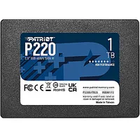 Disk Patriot P220 Sata 3 1Tb Ssd, iekšējais 2,5 collu Ssd 446112