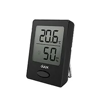 Duux Sense Hygrometer  Thermometer, Black, Lcd display 159477