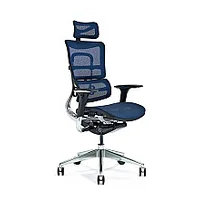 Ergonomisks biroja krēsls Ergo 800-M tumši zils 690214