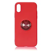 Fusion ring silikona aizsargapvalks ar magnetu Apple iPhone 12 / Pro sarkans 143087