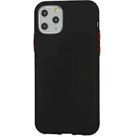 Fusion Solid Case Silikona Aizsargapvalks Priekš Apple iPhone 12 Pro Max Melns 425383