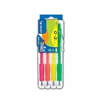 Gēla pildspalvas Pilot G-2 Set2Go, 4Gab/Iep, neona krāsās 556377