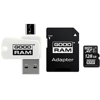 Goodram 128Gb microSDXC 10. klases Uhs I  adapteris lasītājs 40529