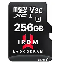 Goodram micro Sdxc Irdm 256Gb V30 A2 Uhs I U3  адаптер 260532