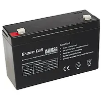 Green Cell Battery Agm 6V12Ah 67861