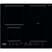 Hotpoint Hob Hb 4860B Ne Induction, Number of burners/cooking zones 4, Touch control, Timer, Black 154107