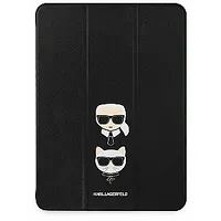 Karl Lagerfeld Saffiano Klfc12Okck Grāmatveida Maks Planšetdatoram Apple iPad 12.9 Pro 2021 Melns 394676
