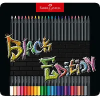 Krāsainie zīmuļi Faber-Castell Black Edition 24 pasteļkrāsas 557055