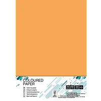 Krāsains papīrs College A4, 80G/M², 50 loksnes, Neon Orange 548750