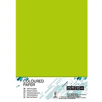 Krāsains papīrs College, A4, 80G/M², 50Lpp/Iep, Neon Green 548751
