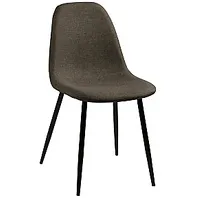 Krēsls Wilma 44.5X56Xh84Cm melns/pelēkbrūns 0000096502 440539