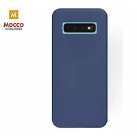 Mocco Soft Magnet Matēts Silikona Apvalks Ar Iebuvētu Magnētu Turētajam Priekš Xiaomi Redmi Note 7 / Pro Zils 403619