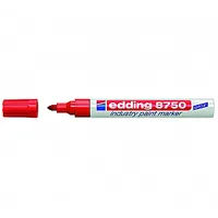 Permanents marķieris Edding Paint 8750, 2-4Mm, konisks, sarkans 551364