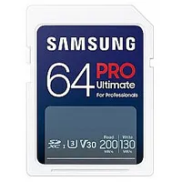 Samsung Pro Ultimate Sdxc 64Gb Uhs-I U3 130Mb/S rakstīšana, 200Mb/S lasīšana 630136