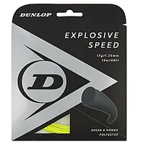 Tenisa stīgas Dunlop Explosive Speed 1,25Mm17G 12M Dzeltena 170450