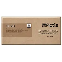 Tonera kasetne printerim Actis Th-53A Hp, Canon, saderīga ar Hp 53A Q7553A, Canon Crg-715 standarts 3000 lappuses melns. 381365