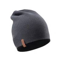 Elbrus Vīriešu grozāmā ziemas cepure Trend melna un pelēka Czapka zimowa dwustronna czarno-szara