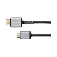 KrugerMatz Hdmi Mini  kabelis melns Km0325 Kabel Mini 1.8M czarny