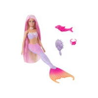 Mattel Malibu Mermaid Barbie lelle Krāsu maiņa Hrp97 Lalka Syrenka Zmiana koloru