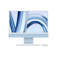 Apple dators 24 collu iMac ar Retina 4.5K displeju M3 mikroshēma 8 kodolu Cpu un Gpu 8Gb/256Gb Ssd zils Komputer 24-Inch with display chip 8-Core and Blue
