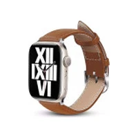 Crong Noble Band  Apple Watch īstas ādas siksniņa Mocha Band Pasek naturalnej do mm Mokka